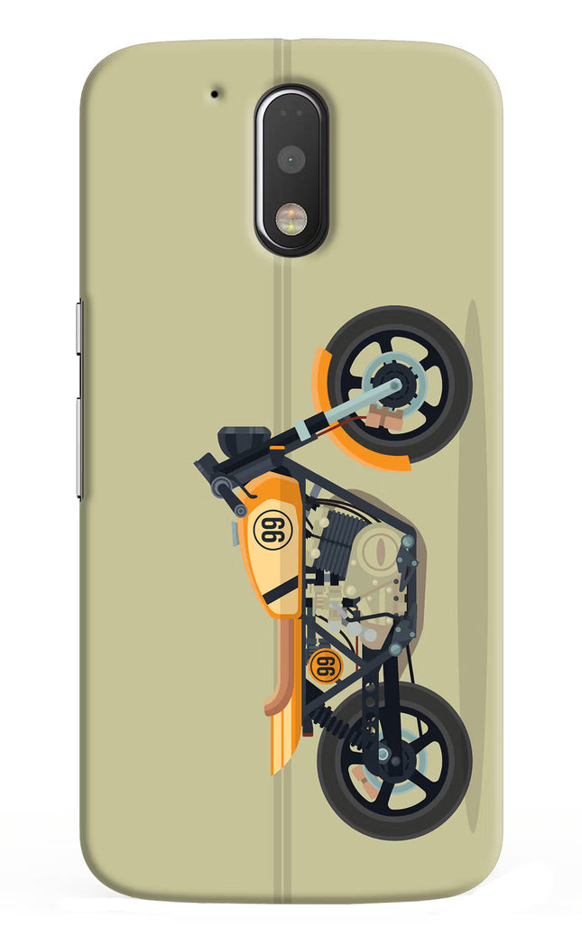 Vertical Speedster Moto G4/G4 plus Hard Case Back Cover by Casekaro
