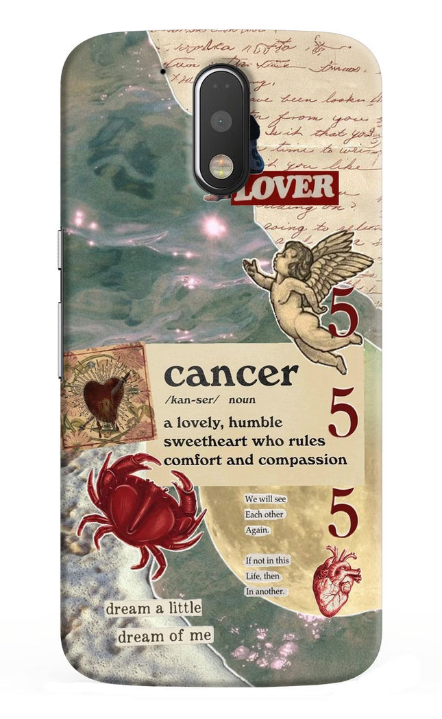 Cancer Zodiac Moto G4/G4 plus Hard Case Back Cover by Casekaro