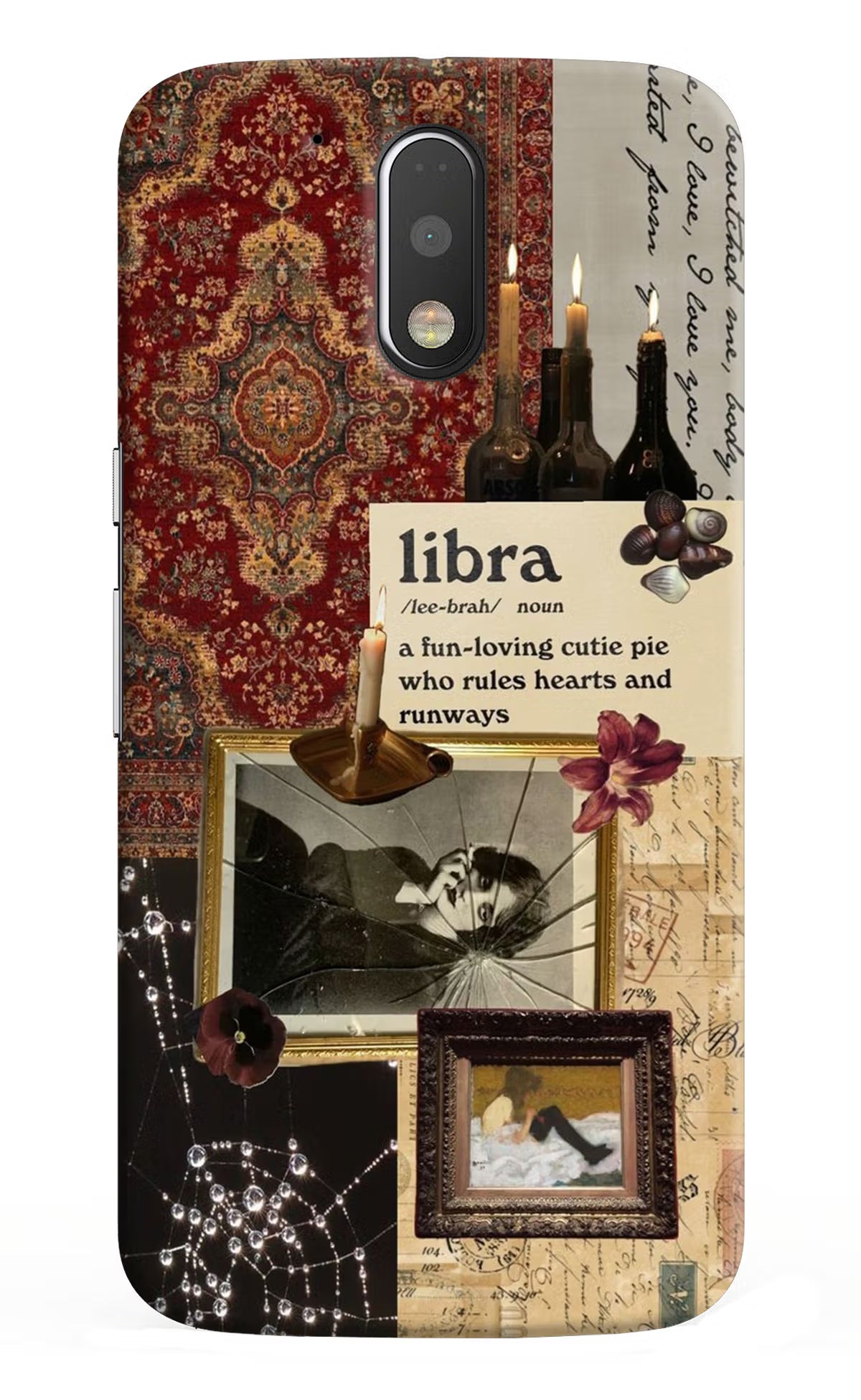 Libra Zodiac Moto G4/G4 plus Hard Case Back Cover by Casekaro