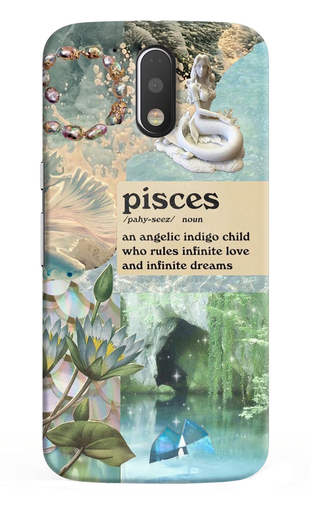 Pisces Zodiac Moto G4/G4 plus Hard Case Back Cover by Casekaro