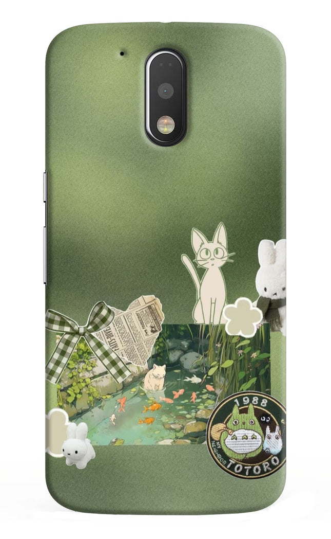 Aesthetic anime Moto G4/G4 plus Hard Case Back Cover by Casekaro