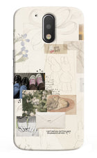 Soft Aesthetic Moto G4/G4 plus Hard Case Back Cover by Casekaro