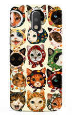 Cool Cat Moto G4/G4 plus Hard Case Back Cover by Casekaro