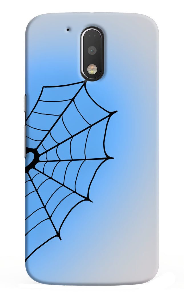 Blue Web Moto G4/G4 plus Hard Case Back Cover by Casekaro
