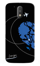 Love Orbit Moto G4/G4 plus Hard Case Back Cover by Casekaro