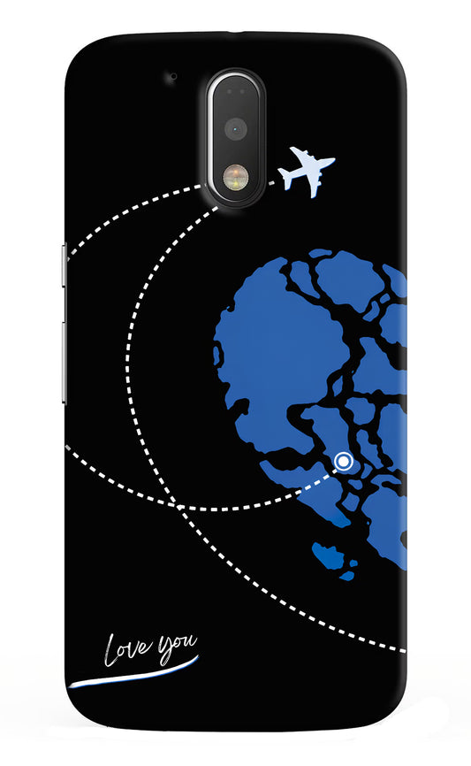 Love Orbit Moto G4/G4 plus Hard Case Back Cover by Casekaro