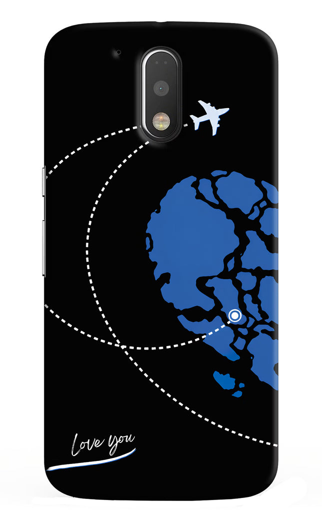 Love Orbit Moto G4/G4 plus Hard Case Back Cover by Casekaro