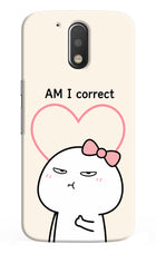 Always Right Moto G4/G4 plus Hard Case Back Cover by Casekaro