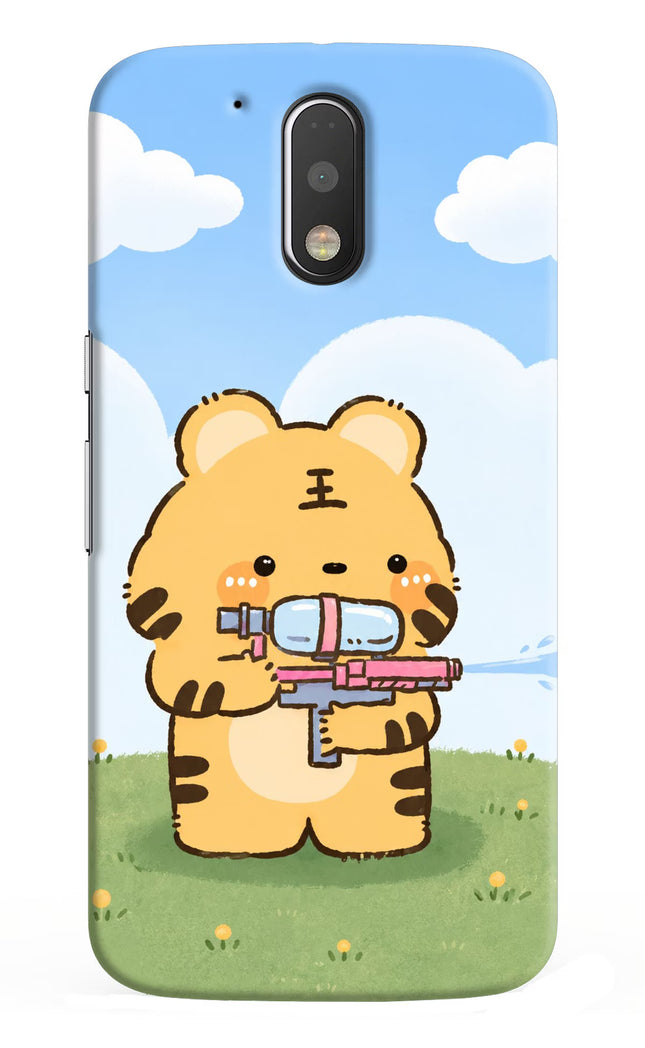 Tiger Treat Moto G4/G4 plus Hard Case Back Cover by Casekaro