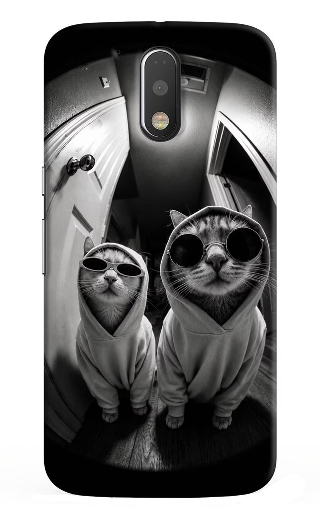 Hood Cats Moto G4/G4 plus Hard Case Back Cover by Casekaro