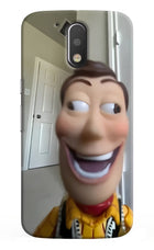 Side Eye Woody Moto G4/G4 plus Hard Case Back Cover by Casekaro