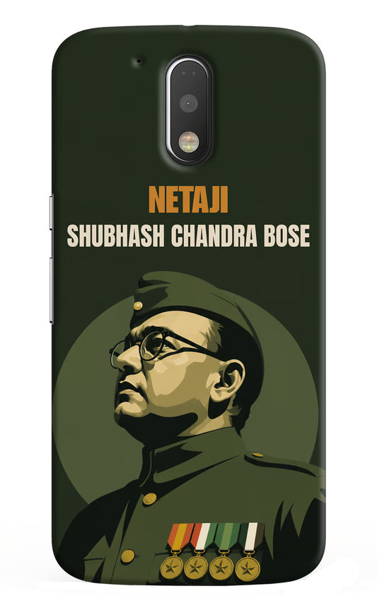Netaji Legacy Moto G4/G4 plus Back Cover