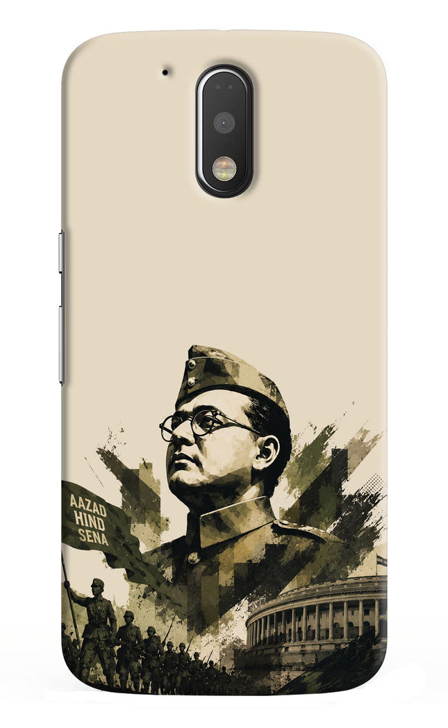 Netaji Rising Moto G4/G4 plus Hard Case Back Cover by Casekaro