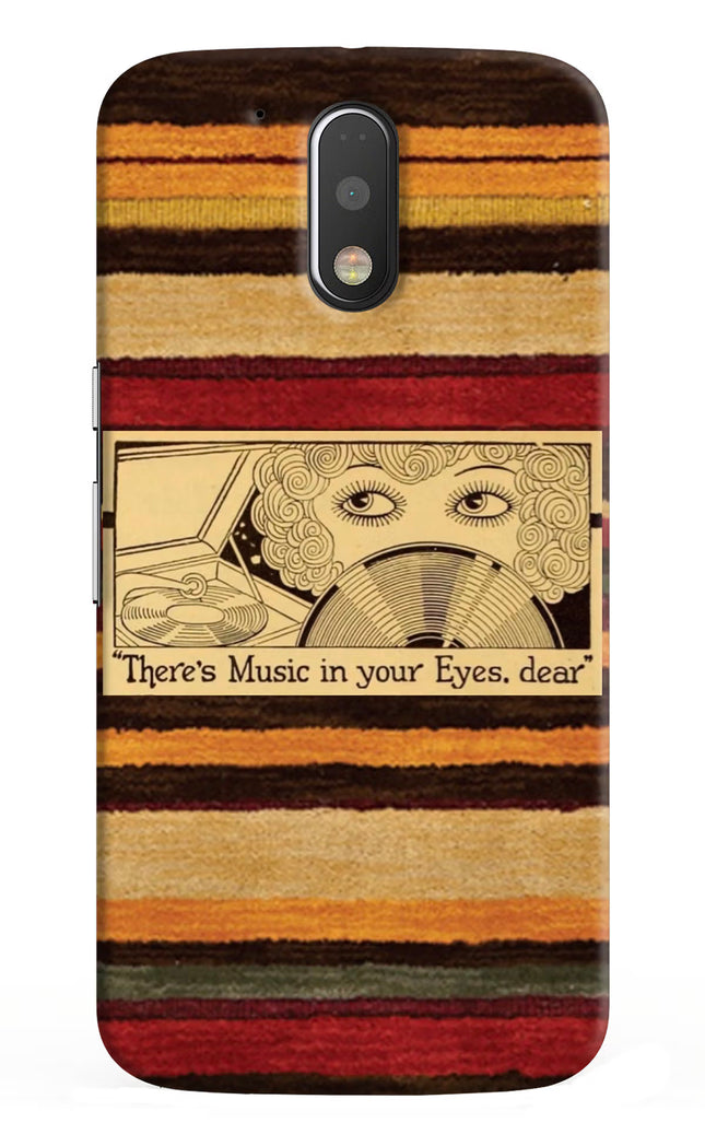 Vinyl Stripes Moto G4/G4 plus Hard Case Back Cover by Casekaro