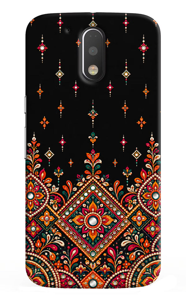 Noir Mehfil Moto G4/G4 plus Hard Case Back Cover by Casekaro