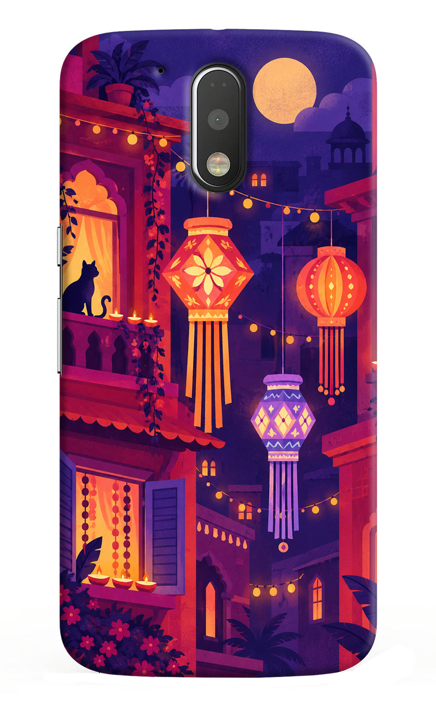 Lantern Lane Moto G4/G4 plus Back Cover, Hard case