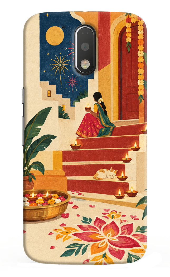 Diwali Rangoli Moto G4/G4 plus Back Cover