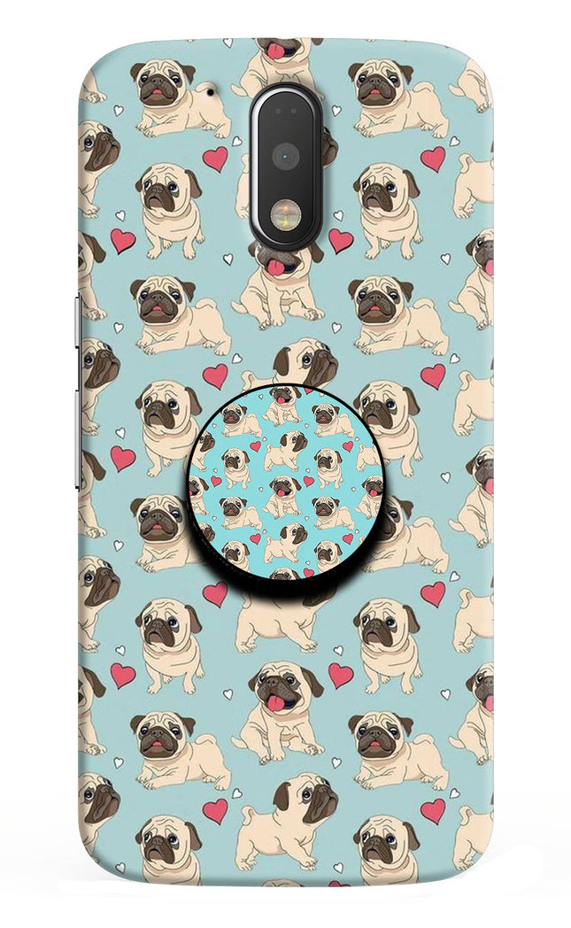 Pug Dog Moto G4/G4 plus Pop Case by Casekaro