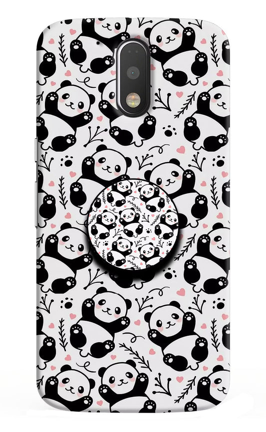 Cute Panda Moto G4/G4 plus Pop Case by Casekaro