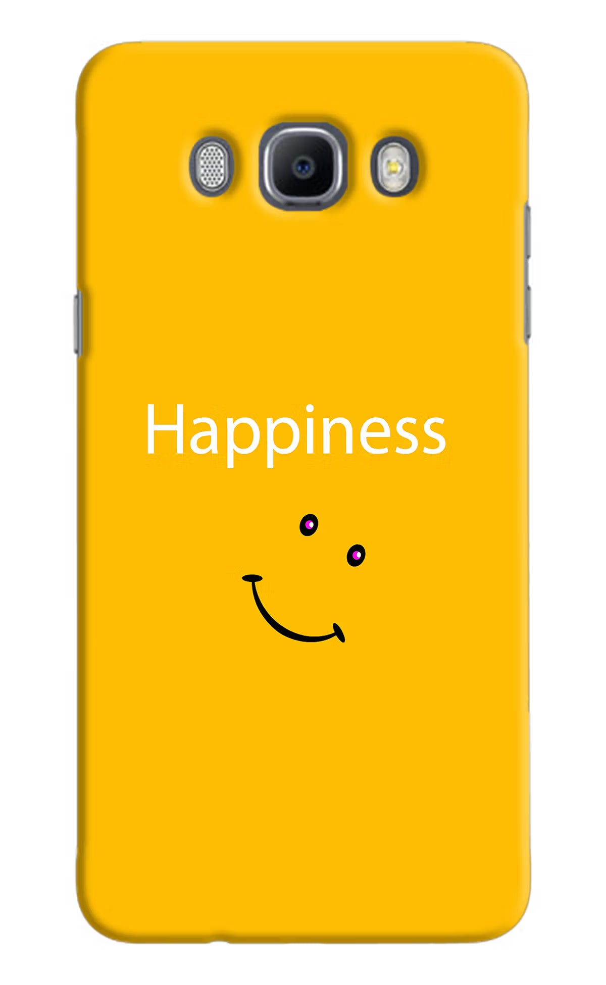 Happiness With Smiley Samsung J7 2016 Hard Case Back Cover by Casekaro
