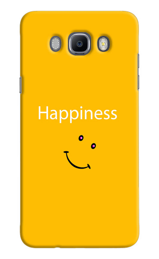 Happiness With Smiley Samsung J7 2016 Hard Case Back Cover by Casekaro
