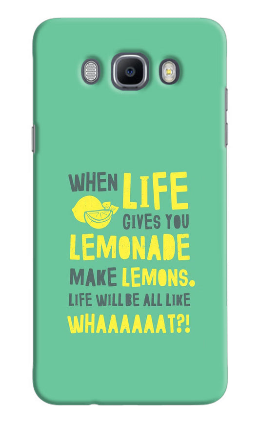 Quote Samsung J7 2016 Hard Case Back Cover by Casekaro