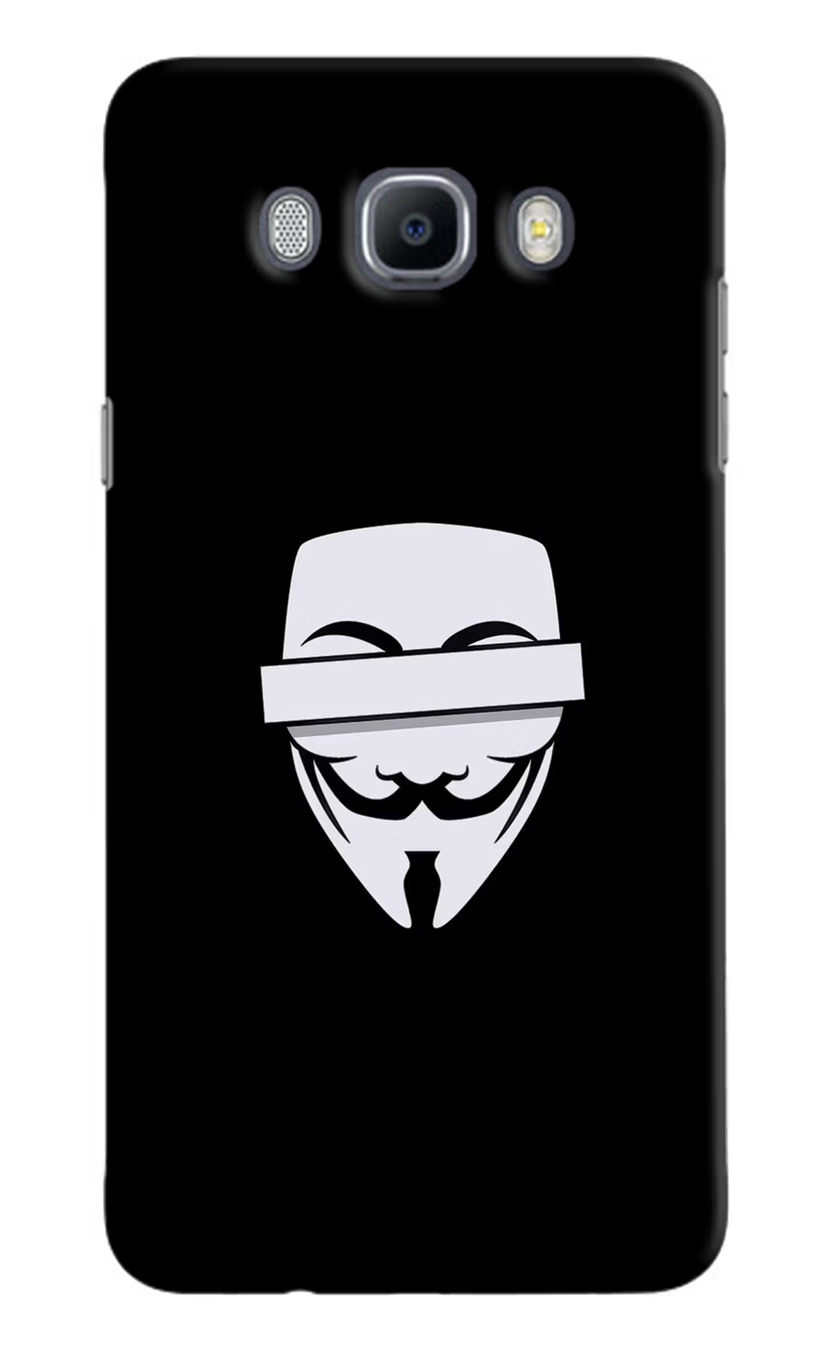 Anonymous Face Samsung J7 2016 Hard Case Back Cover by Casekaro