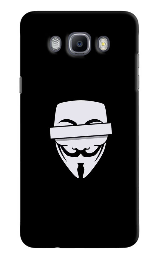 Anonymous Face Samsung J7 2016 Hard Case Back Cover by Casekaro