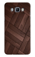 Wooden Texture Design Samsung J7 2016 Hard Case Back Cover by Casekaro