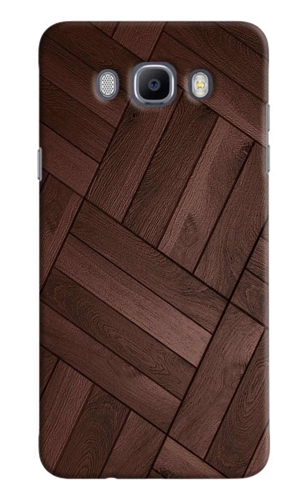 Wooden Texture Design Samsung J7 2016 Hard Case Back Cover by Casekaro