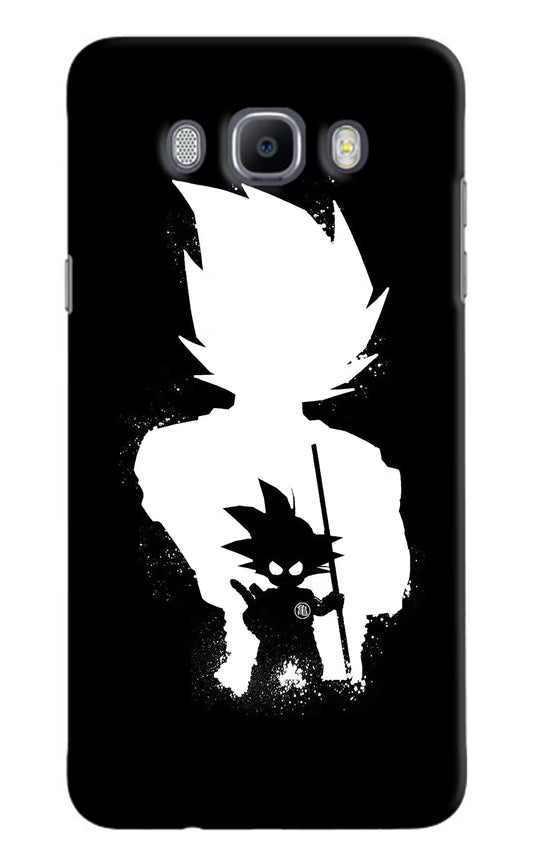 Goku Shadow Samsung J7 2016 Hard Case Back Cover by Casekaro