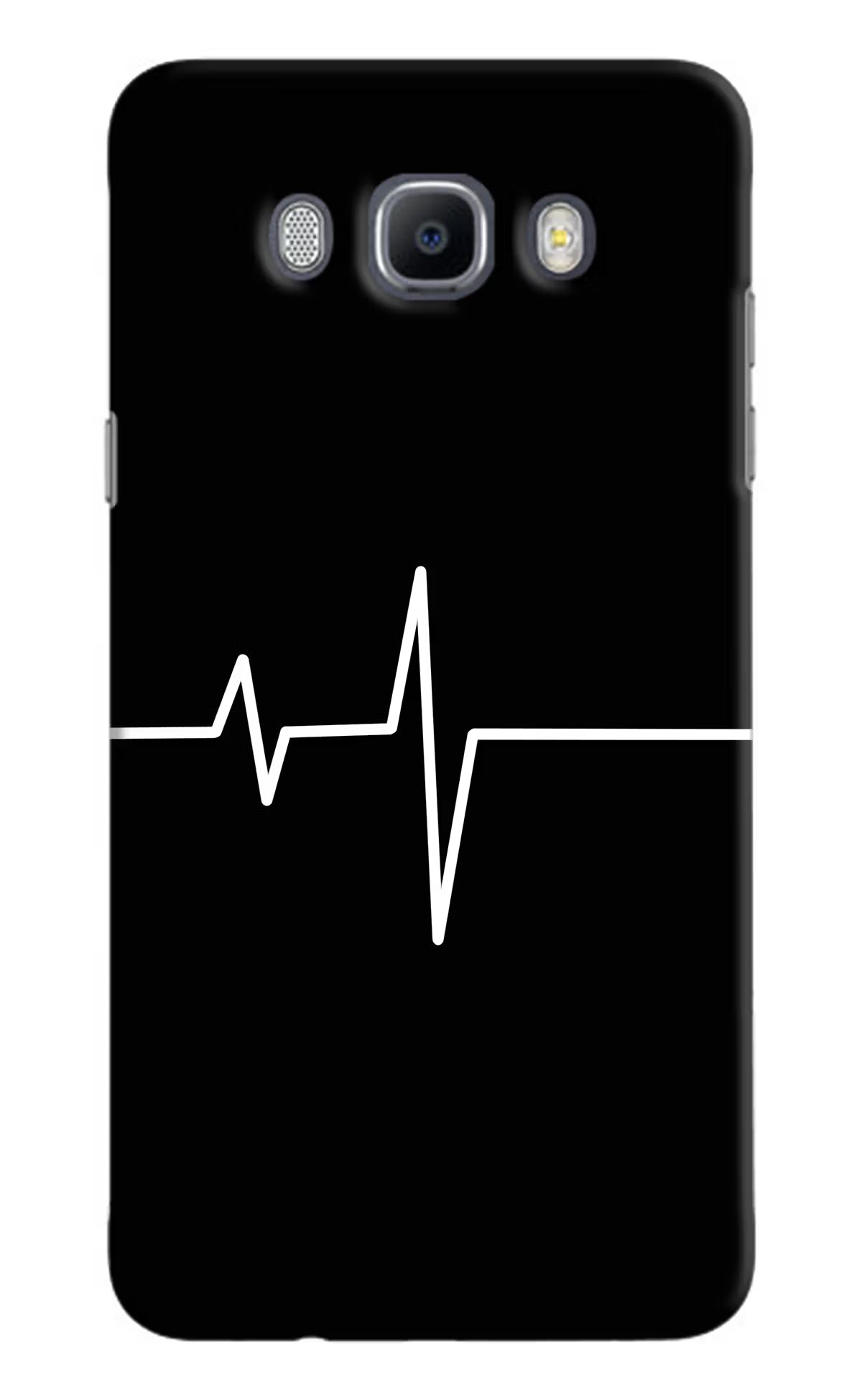 Heart Beats Samsung J7 2016 Hard Case Back Cover by Casekaro