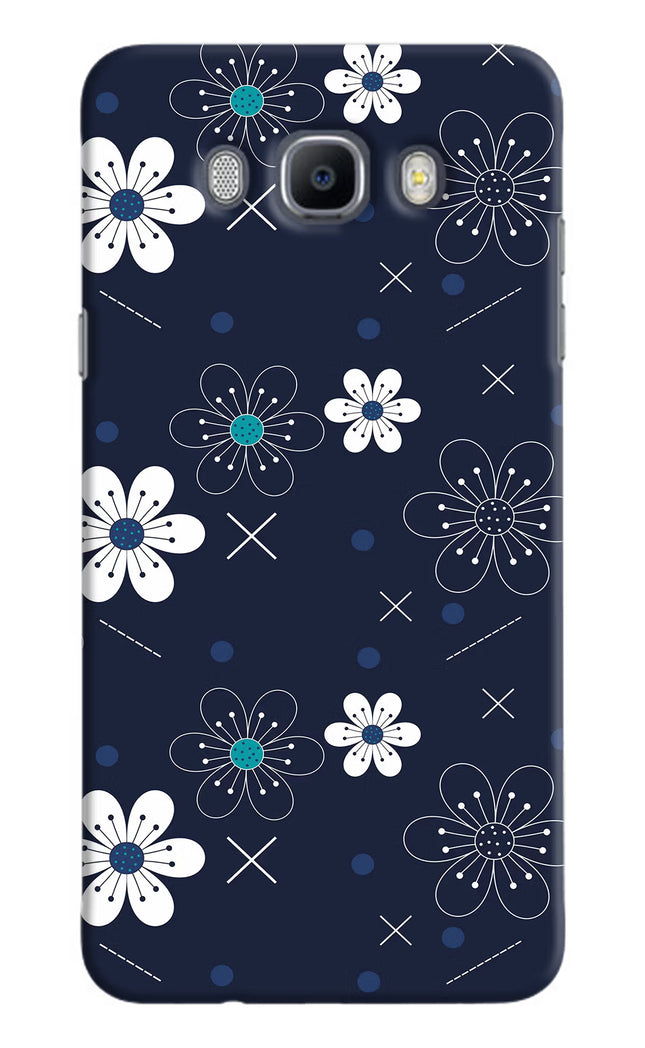 Flowers Samsung J7 2016 Hard Case Back Cover by Casekaro