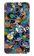 Space Abstract Samsung J7 2016 Hard Case Back Cover by Casekaro