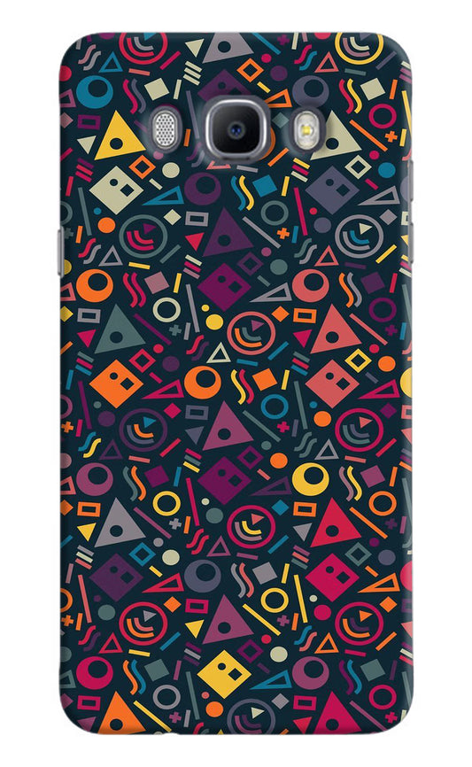 Geometric Abstract Samsung J7 2016 Hard Case Back Cover by Casekaro
