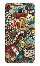 Cinema Abstract Samsung J7 2016 Hard Case Back Cover by Casekaro