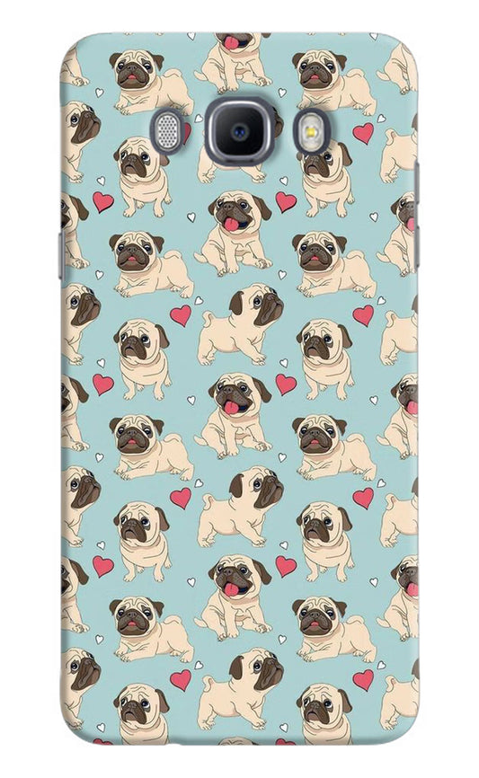 Pug Dog Samsung J7 2016 Hard Case Back Cover by Casekaro