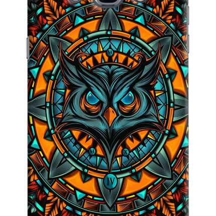 Angry Owl Art Samsung J7 2016 Hard Case Back Cover by Casekaro