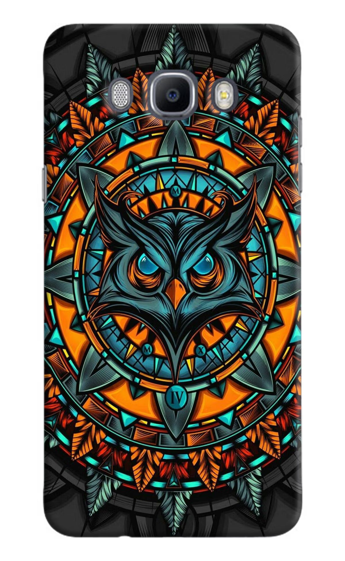 Angry Owl Art Samsung J7 2016 Hard Case Back Cover by Casekaro