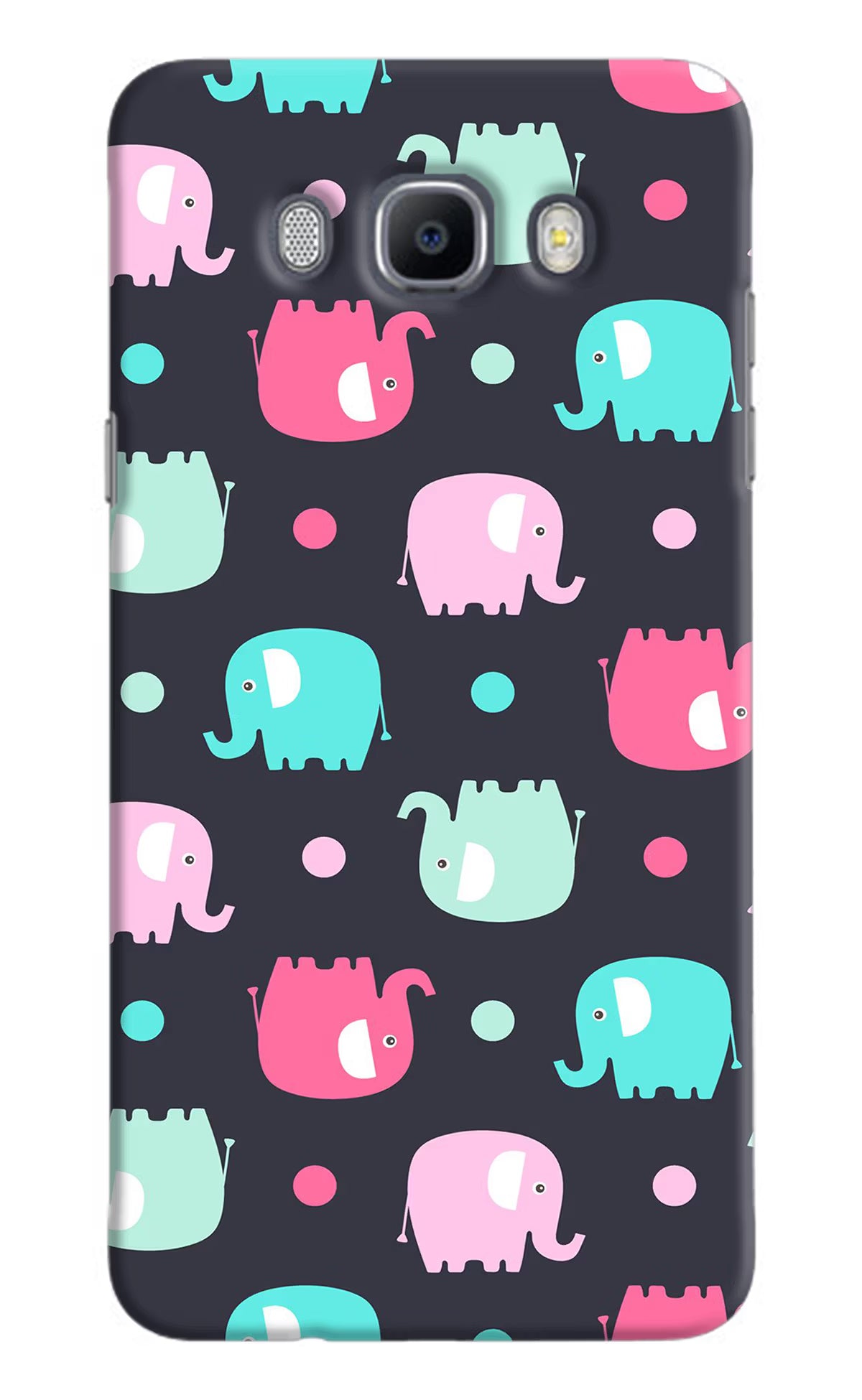 Elephants Samsung J7 2016 Hard Case Back Cover by Casekaro