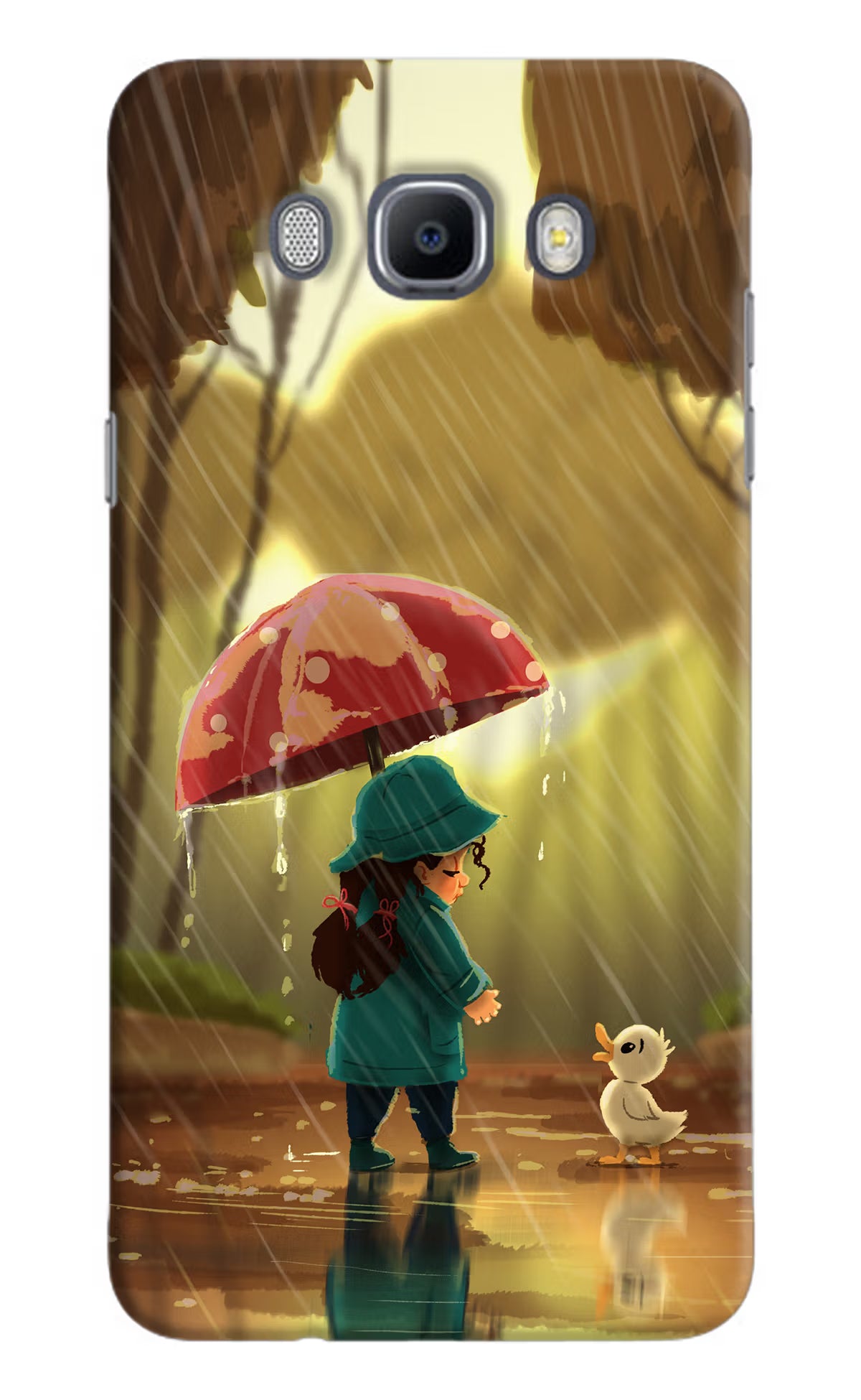 Rainy Day Samsung J7 2016 Hard Case Back Cover by Casekaro