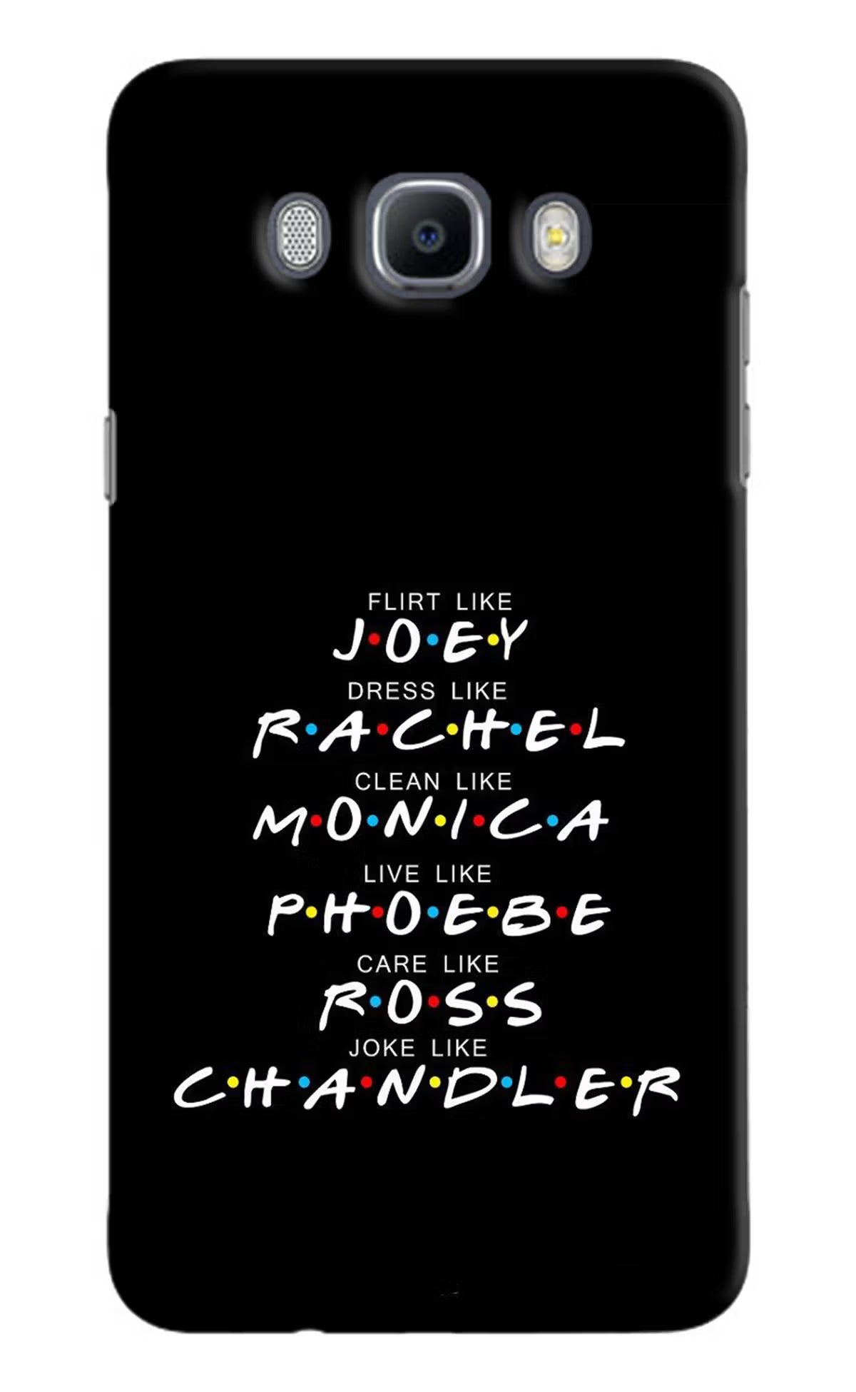 FRIENDS Character Samsung J7 2016 Hard Case Back Cover by Casekaro