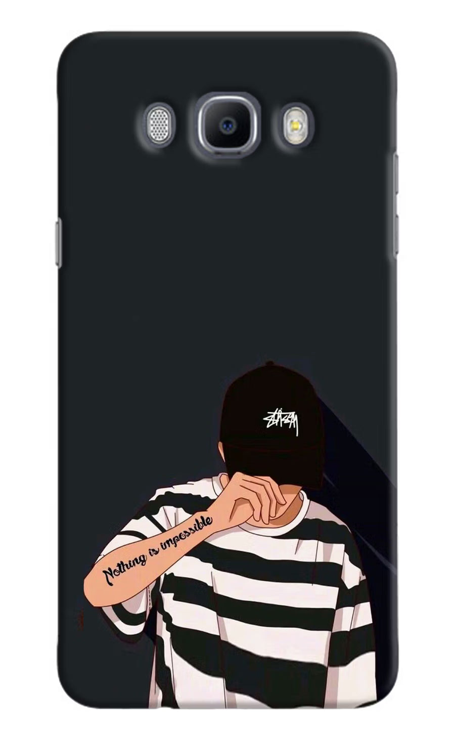Aesthetic Boy Samsung J7 2016 Back Cover, Hard case