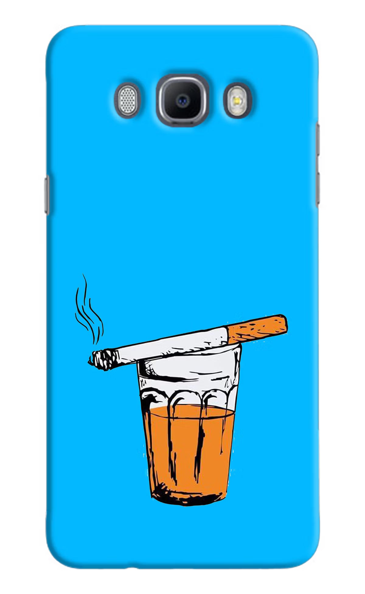 Chai Sutta Samsung J7 2016 Hard Case Back Cover by Casekaro