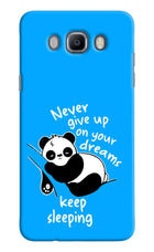 Keep Sleeping Samsung J7 2016 Hard Case Back Cover by Casekaro