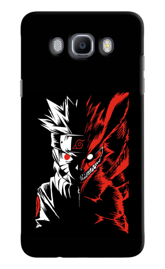 Naruto Two Face Samsung J7 2016 Hard Case Back Cover by Casekaro