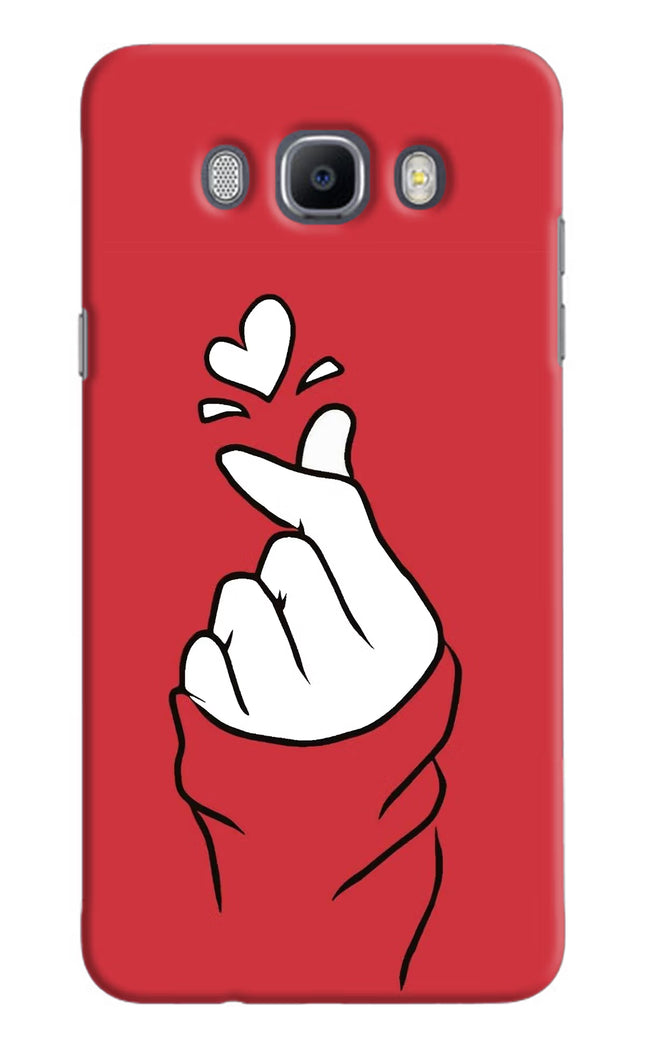 Korean Love Sign Samsung J7 2016 Hard Case Back Cover by Casekaro