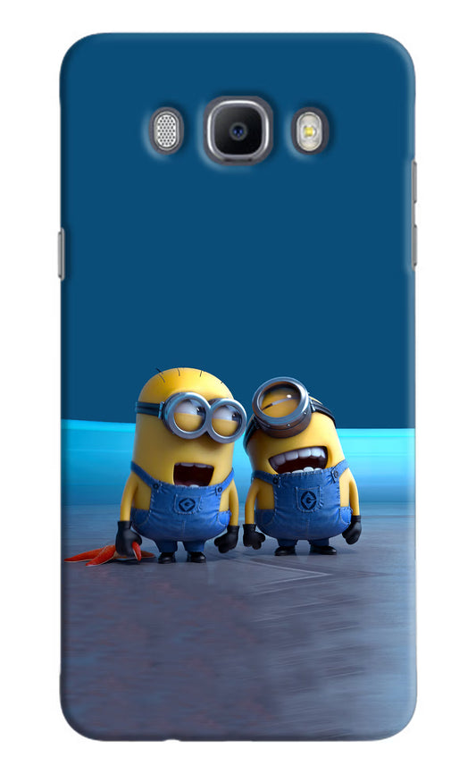 Minion Laughing Samsung J7 2016 Hard Case Back Cover by Casekaro