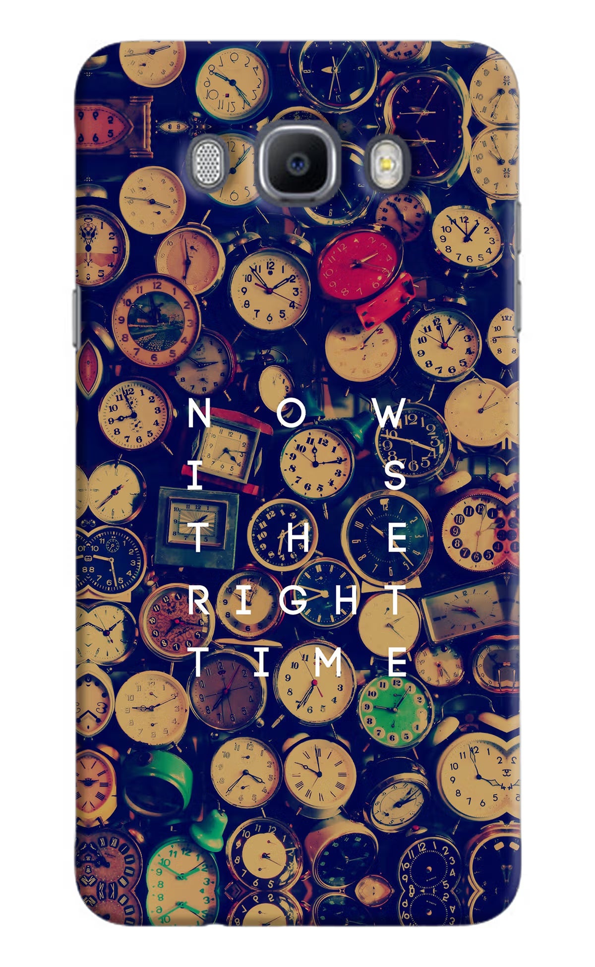 Now is the Right Time Quote Samsung J7 2016 Hard Case Back Cover by Casekaro