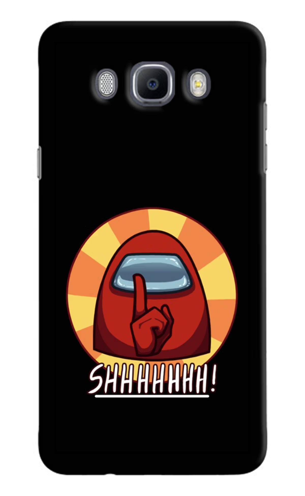 Among Us Shhh! Samsung J7 2016 Hard Case Back Cover by Casekaro